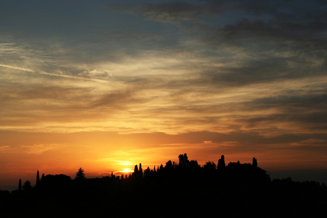Zonsondergang in Siena 2
