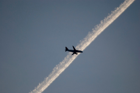 Airplane fly-over