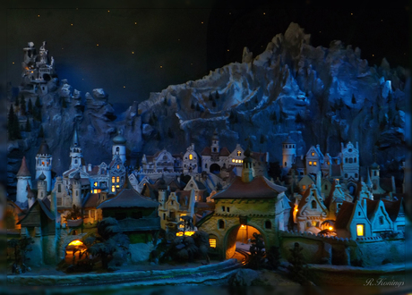 Stad in het Diorama efteling