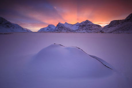 Zonsopgang in de Lofoten 2