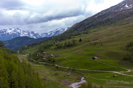 Uitzicht op de alm