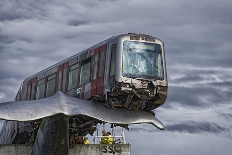 gestrande metro.