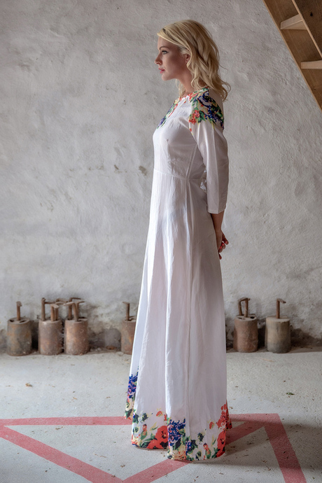 English woman inside a Dutch windmill