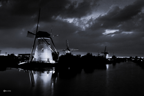 Kinderdijk by Night