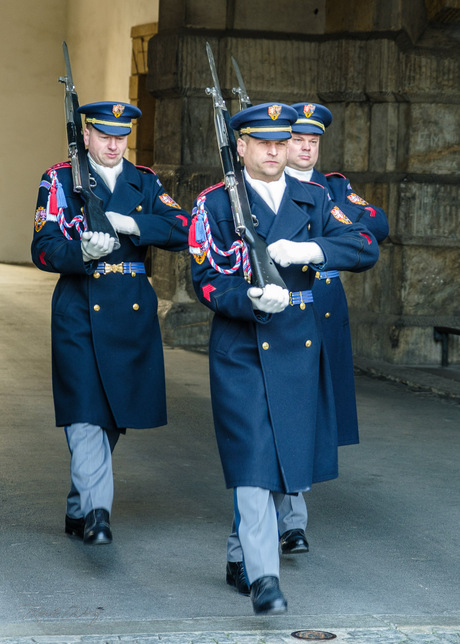 Waar in paradepas de wacht wordt gewisseld