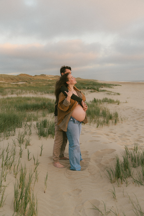 Zwangerschaps shoot strand