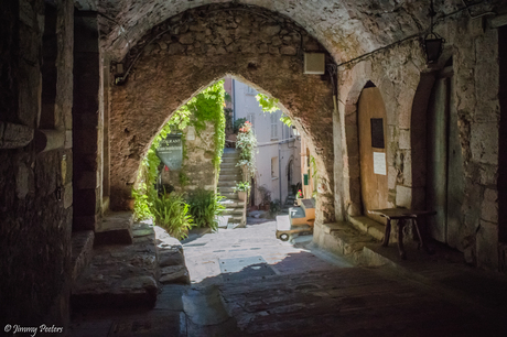 Het oude stadsgedeelte van Menton, Cap Martin