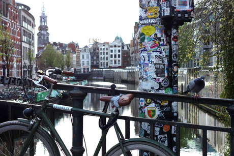 Aan de Amsterdamse grachten