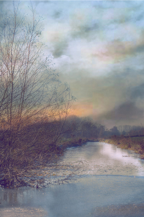 vintage landschap
