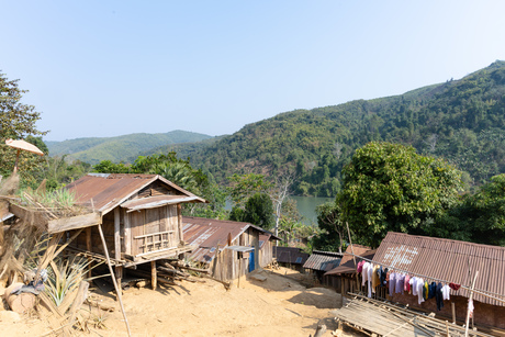 nederzetting in de jungle