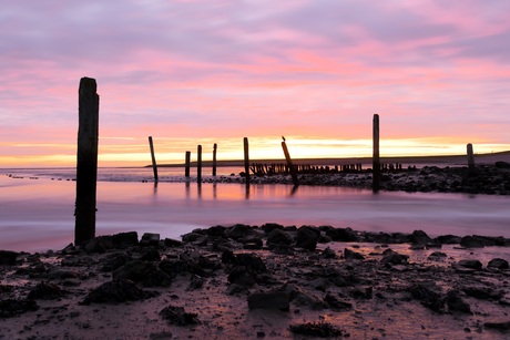 Serene zonsopkomst Texel