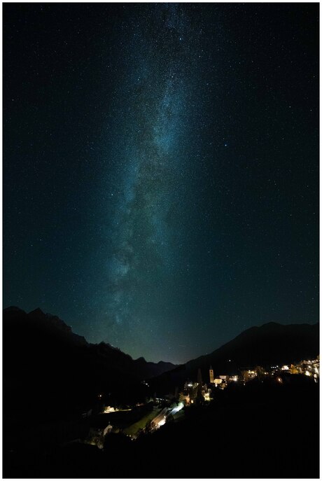 Melkweg boven Ramosch