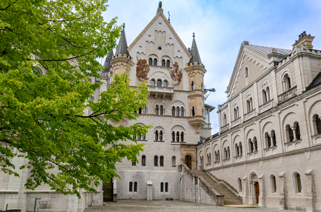 Binnenplaats kasteel Neu-....-stein
