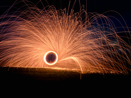 When darkness falls, light begins to move.