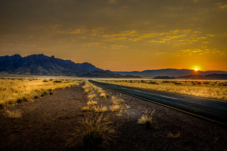 Sunrise SosusVlei Namibie