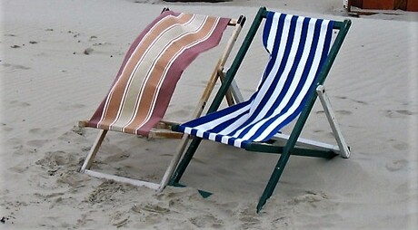 Two beach chairs