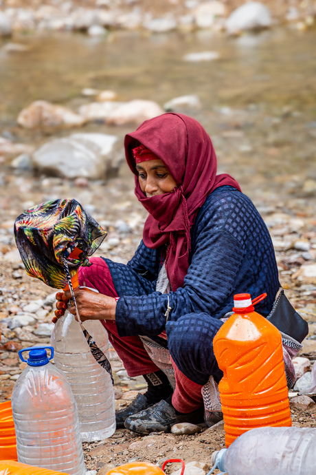 het enige water in de verre omtrek.