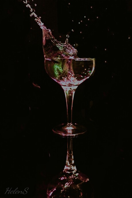 Gekleurd water