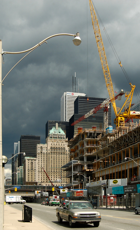 Storm boven Toronto