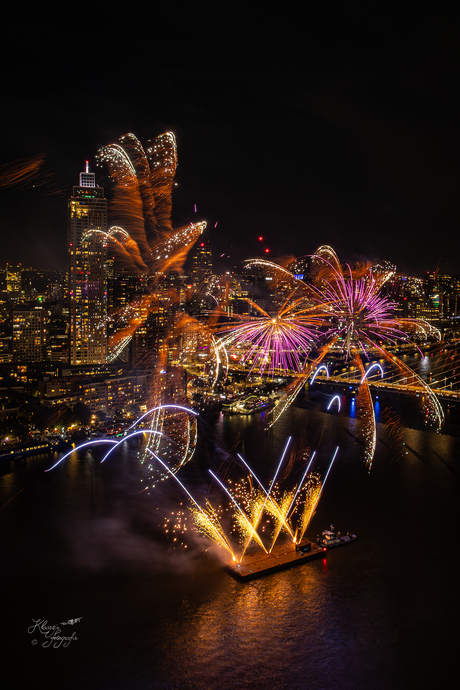Vuurwerk in Rotterdam
