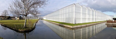 P1190959  SNEL Pano  Warenhuis in de spiegeling  DEELS gelukt , 23 jan 2023  
