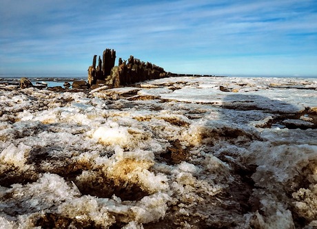 IJsvorming op het wad