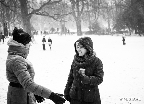 winter Noorderplantsoen Groningen 2021