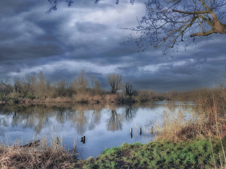 Winter in het Zuigerplaspark