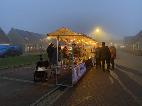 Kerstmarkt in de mist