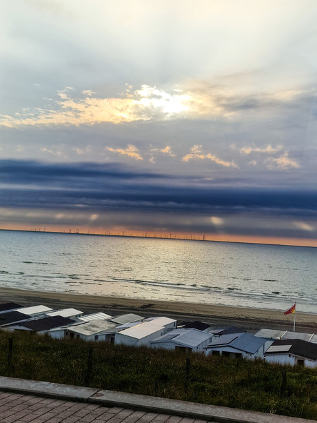 sunset at zandvoort