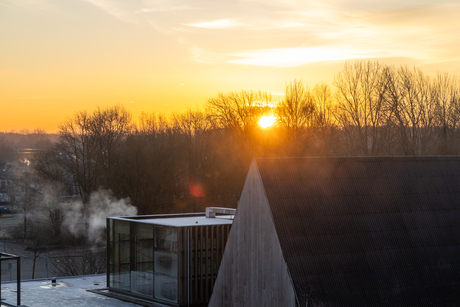 Zon opkomst Lelystad