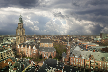 Groningen vanaf het Forum