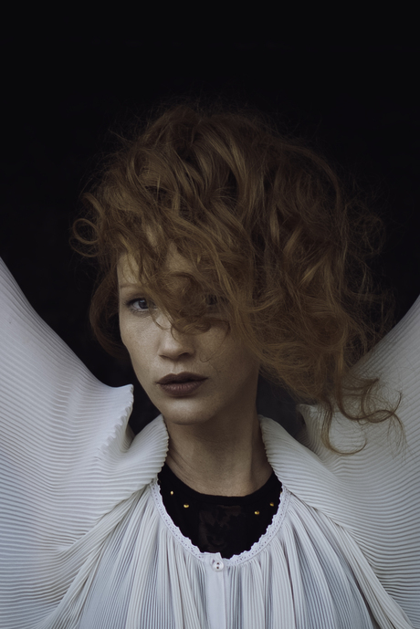 Black, white and red