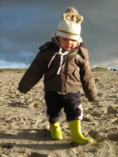 het strand