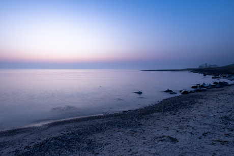 Zonsondergang bij Warns