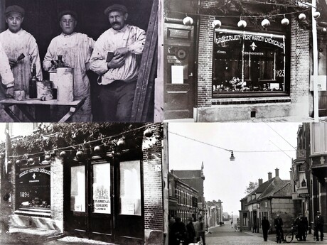 Collage  OUD  Loosduinen  Willem 111 str   Fotos familie dosier  div   