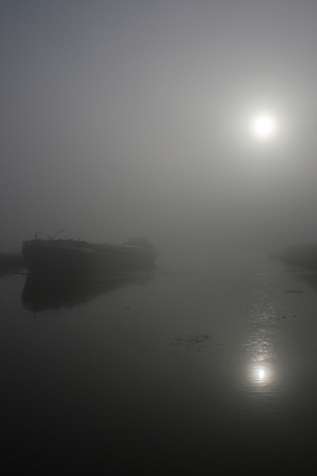 De mist in gaan