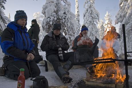 Winter in Fins Lapland