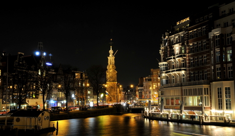 Amsterdam bij nacht 'light festival'