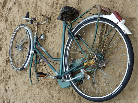 Gestrande fiets