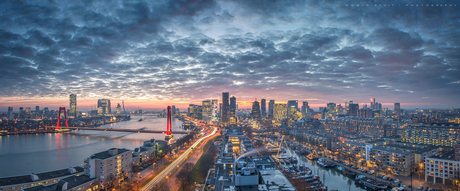 Rotterdam city view