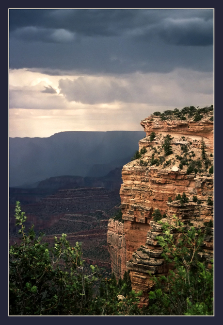 Onweer in Grand Canyon