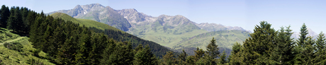 Pyreneeën landschap