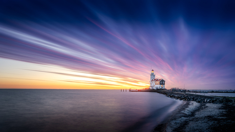 Paard van Marken at sunrise