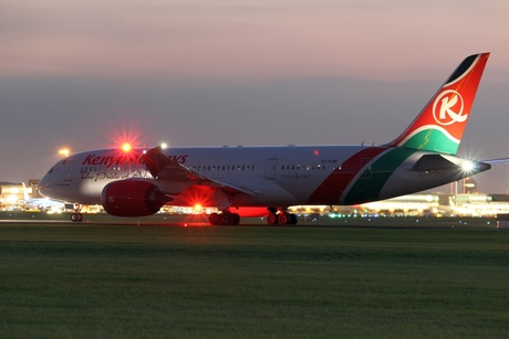 Kenya Airways Boeing 787 Schiphol