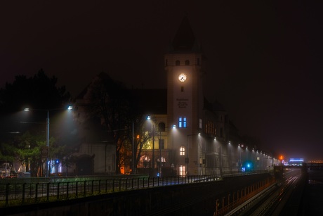 Misty evening in Vienna