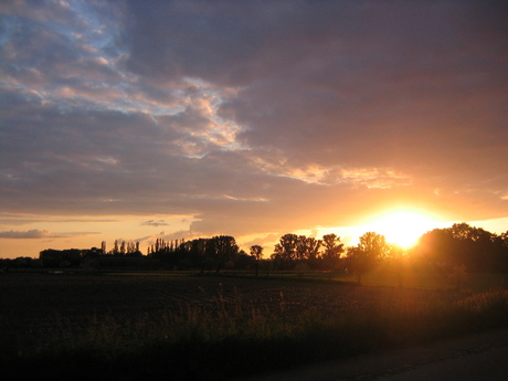 zonsondergang