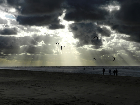 Herfst op het strand