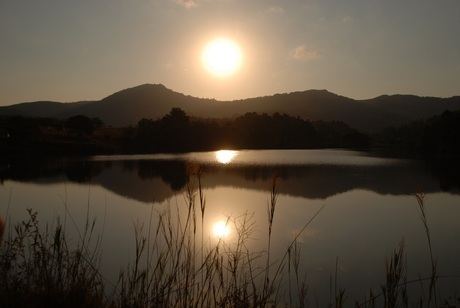 Zonsondergang Swaziland