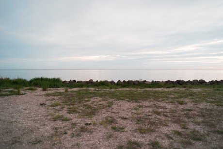 Zonsondergang aan het strand